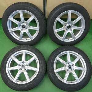 *送料無料*バリ溝！キレイ！9分★スタッドレス 225/55R18 ブリヂストン ブリザック DM-V2 TOPRUN トップラン PCD114.3/5H★4012903イス