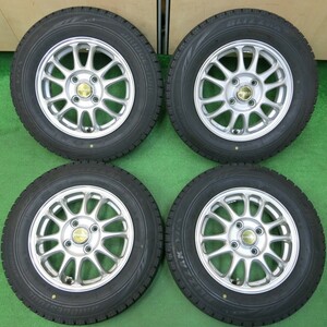 *送料無料*バリ溝！ほぼ10分★スタッドレス 145/80R13 ブリヂストン VRX FINAL MIND ファイナルマインド PCD100/4H★4012910イス