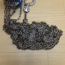 [送料無料] ★キトー KITO 手動チェーンブロック CX003 0.25t　Cap 250kg Lift 5.0m　LOAD CHAIN V-3.2×9.0mm CX1A★_画像6