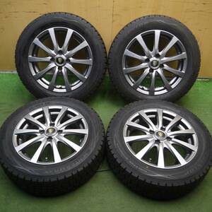 *送料無料*バリ溝！キレイ！9.5分以上★スタッドレス 175/65R15 ダンロップ WM01 MANARAY SPORT PCD100/4H★4013101Hス