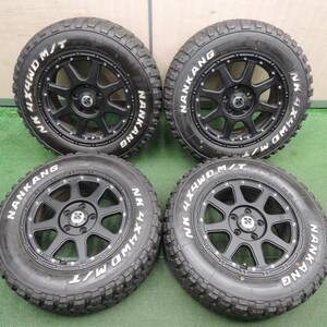 *送料無料* バリ溝！23年！キレイ！ほぼ10分★215/65R16 XTREME-J ナンカン NK 4×4WD M/T FT-9 ホワイトレター PCD114.3/5H★4021005HAノ