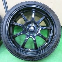 *送料無料* バリ溝！20年！9.5分★スタッドレス LM SPORT 195/45R17 ダンロップ ウインターマックス 03 PCD114.3/5H★4021706イス_画像3