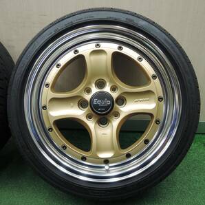 *送料無料* バリ溝！22年！キレイ！8.5分★WORK Equip EQ4/N 165/50R15 グッドイヤー イーグル LS2000 ワーク PCD100/4H★4021607NJノの画像2