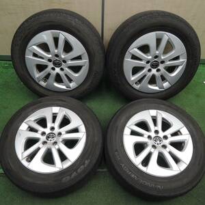 *送料無料* 4本価格★トヨタ 50系 プリウス 純正 195/65R15 トーヨー ナノエナジー J59 15インチ PCD100/5H★4021702HAノ