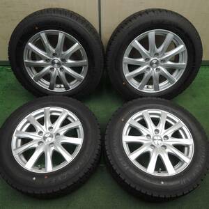 *送料無料* バリ溝！21年！キレイ！ほぼ10分★スタッドレス 205/65R16 グッドイヤー アイスナビ7 ravrion RS01 PCD114.3/5H★4022203HAス