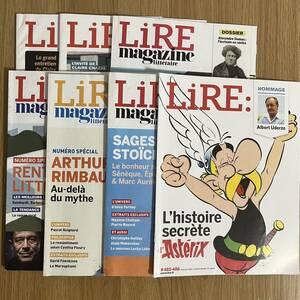 e / Le Magazine Litteraire 6冊セット フランス語 Astrix Asterix アステリックス French francais雑誌 洋書