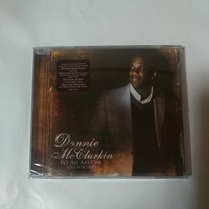 Donnie McClurkin /We All Are One: Live in Detroit 新品、未開封