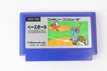 ☆Nintendo ファミコン カセット ベースボール BASEBALL 箱付き 任天堂 SE2302_画像2