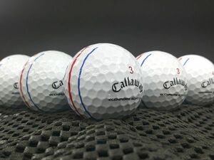 [B0A-07C] Callaway CHROME SOFT X Triple track 2022年モデル ホワイト 18球 キャロウェイ クロムソフト ロストボール