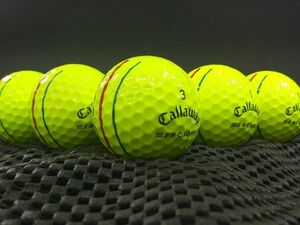 [B0B-03C] Callaway ERC SOFT Triple Track 2021年モデル イエロー 30球 キャロウェイ トリプルトラック ロストボール