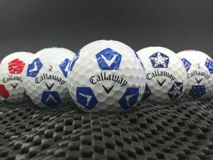 [B2M-06C] Callaway CHROME SOFT Truvis 2018年モデル カラー混合 30球 シェブ キャロウェイ クロムソフト ロストボール