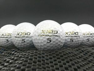 [B2A-14C] XXIO REBOUND DRIVE 2021年モデル パールホワイト 25球 ゼクシオ リバウンドドライブ ダンロップ ロストボール