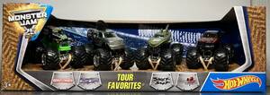Hotwheels Monster Jam Tour Favorites3 4 Pack　モンスタージャム　モンスタートラック　モントラ　ホットウィール　4台セット