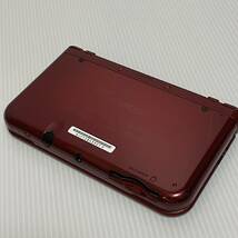 程度良好☆ 任天堂 Newニンテンドー3DS LL メタリックレッド 本体 new NINTENDO 3DS LL 動作確認済 新品充電器付 metallic red_画像4