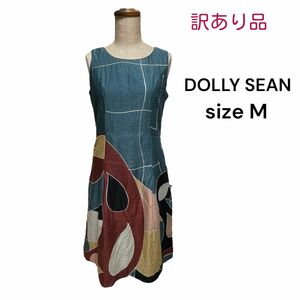 DOLLY SEAN 綿麻 ノースリーブ ワンピース 