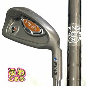 ３番 Ping G10 7アイアン 青ドット グリップ緑アクア PING IRONS アイアン　ふわゴルフ