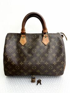 I♪ ヴィンテージ LOUIS VUITTON モノグラム スピーディ30 M41526 ハンドバッグ ミニ ボストン レディース カデナ 南京錠