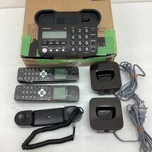 パイオニア TF-SD15W デジタルコードレス電話機 子機2台付き/迷惑電話対策 ダークブラウン TF-SD15W-TD_画像2