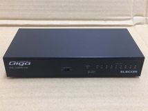 ★即決★ ELECOM EHC-G08MN-HJB｜1000BASE-T 電源内蔵 メタル筐体 8ポートハブ_画像1