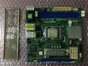 ★即決★ AsRock E3C226D2I Mini-ITX マザーボード | Pentium G3420付/LGA1150/C226/Xeon対応/BIOS OK