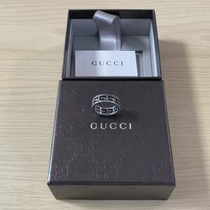 グッチ（GUCCI） GGロゴリング、指輪、12号 新品　未使用　箱付き