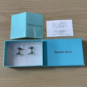  Tiffany (TIFFANY) silver cuffs, cuff links, cuffs button, box attaching 