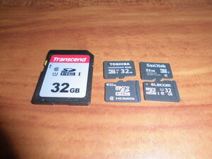 SDカード 32GX1 マイクロSD32GX4