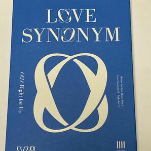 CD WONHO / 『 Love Synonym 』(韓国盤) 