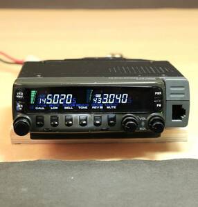 KENWOOD ケンウッド TM-733GS 145/430MHz ハイパワー デュアルバンド 白色LED・スポンジ交換済（検索：TM-732 ）