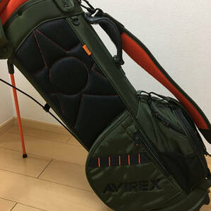 【オマケ付き】AVIREX GOLF アヴィレックスゴルフ セルフスタンド付き キャディバッグの画像3