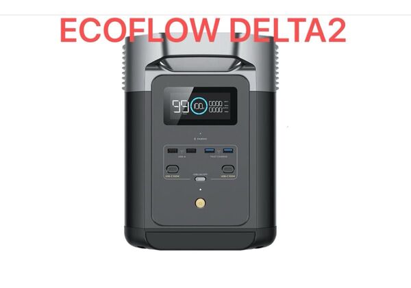 DELTA2 ポータブル電源 急速充電キャンプ 車中泊 ECOFLOW リン酸鉄バッテリー