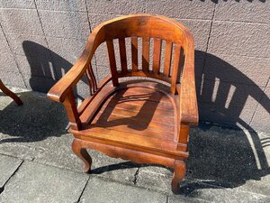 アンティーク/アームチェア/ウッドチェア/椅子/木製/ウッドフレーム