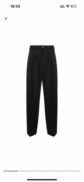 kiko kostadinov Kreuk Tailor Trouser BLK テーラードパンツ