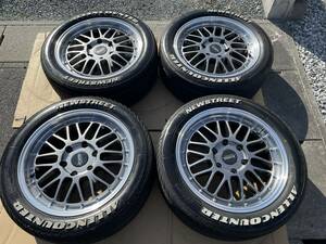 美品！売切！人気　ハイエース　車検対応　225/50R18　18インチ　7J　+38　levanna　200系ハイエース　NV350　キャラバン