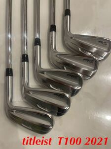 タイトリスト T100 2021 titleist 6-Pw 5本セット　モーダス120X