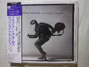 『Bryan Adams/Cuts Like A Knife(1983)』(1989年発売,D20Y-4001,3rd,廃盤,国内盤帯付,歌詞対訳付,Straight From The Heart,This Time)