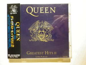 『Queen/Greatest Hits Ⅱ(1991)』(1994年発売,TOCP-8314,廃盤,国内盤帯付,歌詞対訳付,Under Pressure,Radio Ga Ga,I Want It All)
