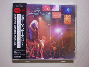 『Johnny Winter And/Live(1971)』(1990年発売,CSCS-6008,廃盤,国内盤帯付,歌詞対訳付,Rick Derringer,Jumpin' Jack Flash)