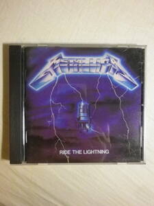 『Metallica/Ride The Lightning(1984)』(ELEKTRA 9 60396-2,USA盤,歌詞付,Fade To Black,For Whom The Bell Tolls,Creeping Death)