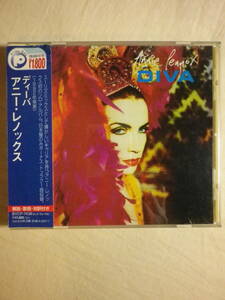 『Annie Lennox/Diva(1992)』(1996年発売,BVCP-7438,1st,廃盤,国内盤帯付,歌詞対訳付,Why,Walking On Broken Glass,Eurythmics)