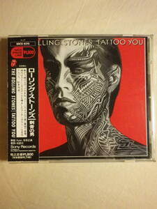 『The Rolling Stones/Tattoo You(1981)』(1992年発売,SRCS-6215,廃盤,国内盤帯付,歌詞対訳付,Start Me Up,Waiting On A Friend)