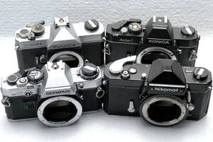 ニコン・フジカ・コミカ・オリンパス製 昔の高級カメラ 4台まとめて 希少品