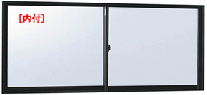 アルミサッシ YKK フレミング 内付 引違い窓 W1235×H570 （11905）単板