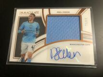 27/33 フィルフォーデン PANINI IMMACULATE COLLECTION SOCCER PREMIUM SWATCH AUTOGRAPHS PHIL FODEN マンチェスターシティ 直筆サイン_画像1