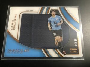 94/99 エディソンカバーニ PANINI IMMACULATE COLLECTION SOCCER CLEARLY EDINSON CAVANI URUGUAY ウルグアイ代表 メモラビリア