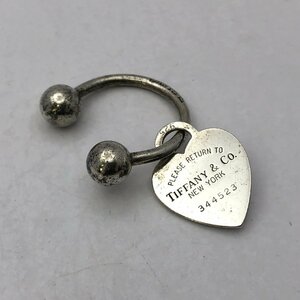 TIFFANY＆CO./ティファニー/PLEASE RETURN TO/ハートタグ/SV/925/シルバー/キーリング/キーホルダー/チャーム/ブランド/T068