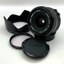 1円～/CANON/キャノン/LENS/FD/28mm/F2.8/レンズ/一眼カメラ用/MF/マニュアルフォーカス/ジャンク/I222_画像1