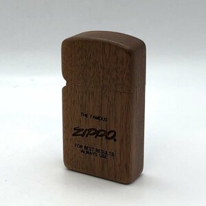 1円～/ZIPPO/ジッポー/THE FAMOUS/ウッド/ライター/煙草/喫煙具/喫煙グッズ/火花OK/ジャンク/H099