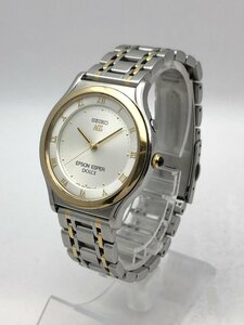 SEIKO/セイコー/DOLCE/ドルチェ/AGS/3M21-0A20/3針/ローマン/コンビカラー/ラウンド/メンズ腕時計/ジャンク/T214