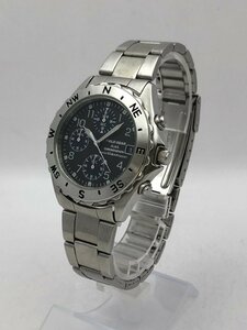 SEIKO/セイコー/ALBA/アルバ/FIELD GEAR/V657-9110/クロノグラフ/デイト/シルバーカラー/10BAR/クォーツ/メンズ腕時計/ジャンク/T123